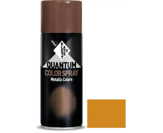 Spray paint Elastotet Quantum color spray metallic copper gold 400 ml