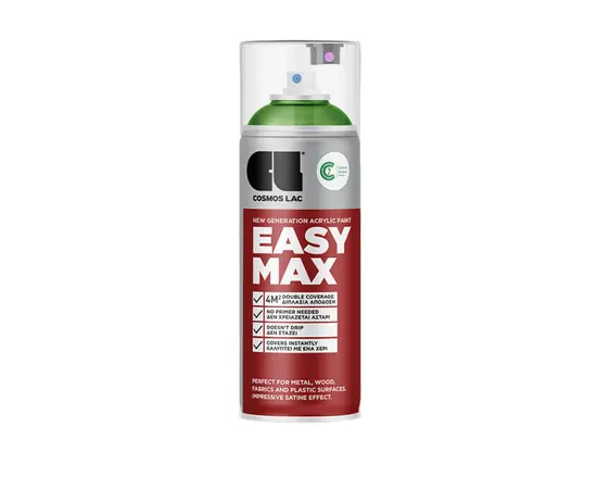 Lac-spray paint Cosmos Lac EASY MAX RAL 6018 green 400 мл