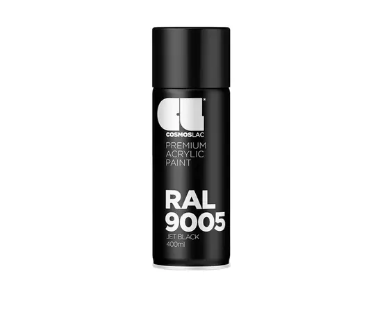 Lac-spray paint Cosmos Lac COSMOS RAL 9005 gloss black 400 ml
