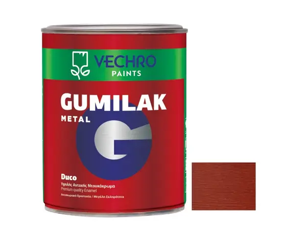 Oil paint for metal Vechro Gumilak metal No 617 burgundy glossy 750 ml