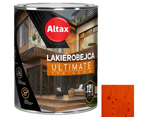 ლაქი ფასადის Altax Ultimate მაჰაგონი 0.75 ლ