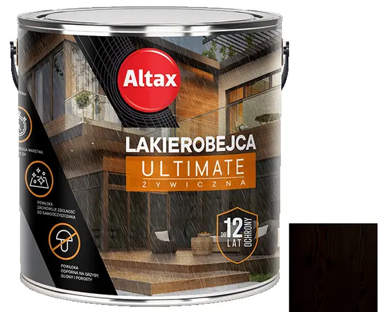 ლაქი ფასადის Altax Ultimate შავი 2.5 ლ