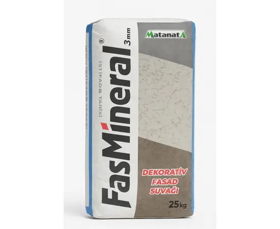 Facade decorative spackling paste 3 mm 25 kg