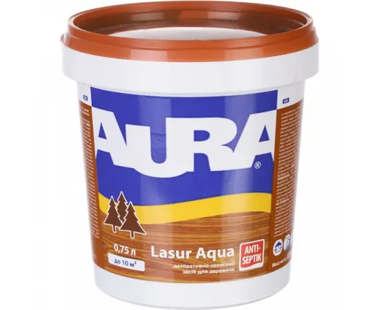 Acrylic varnish for wood Eskaro Aura Lasur Aqua nuts 0.75 l