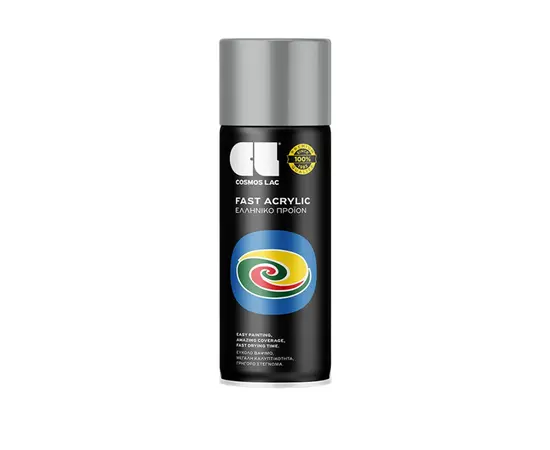 Lac-spray paint Cosmos Lac FAST ACRYLIC RAL7042 traffic gray 400 ml