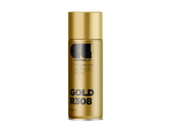 Lac-spray paint Cosmos Lac COSMOS R308 light gold 400 ml