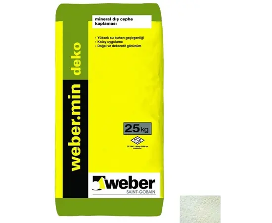 ბათქაში დეკორატიული Weber.min deko 25 კგ