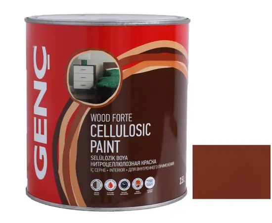 Paint nitro Genc light brown 8505 2,5 l