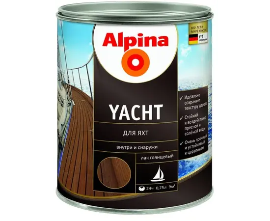 Varnish Alpina Yacht 537855 0.75 l glossy