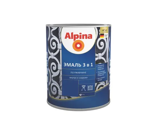 Enamel Alpina SVT for rust, beige 2.5 L
