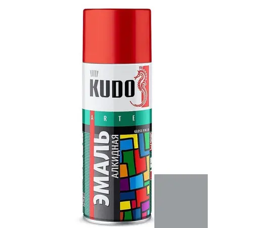 Enamel universal Kudo KU-1018 Ral 7040 grey 520 ml