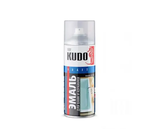 Bath enamel KUDO KU-1301 white 520ml