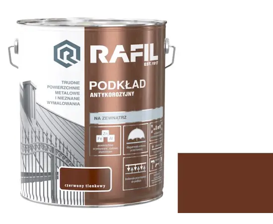 Primer anticorrosive Sniezka Rafil red 5 l
