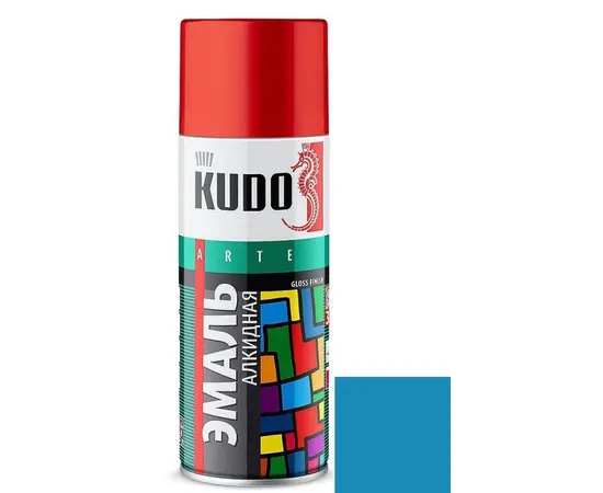 Enamel universal Kudo KU-1010 Ral 5012 azure 520 ml