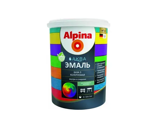 Acrylic Enamel Alpina АКВА silky matte 0.85 L