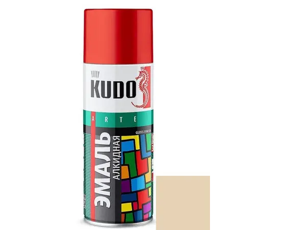Enamel universal Kudo KU-10095 RAL 1015 ivory pastel 520 ml