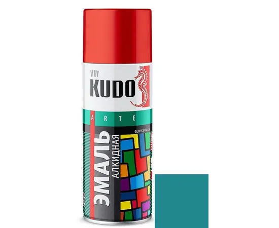Enamel universal Kudo KU-1020 Ral 5018 turquoise 520 ml