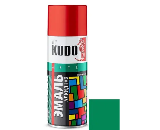 ემალი უნივერსალური Kudo KU-1006 Ral 6024 ღია მწვანე 520 მლ