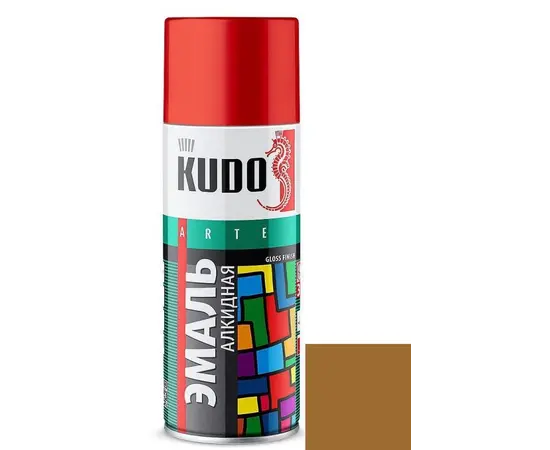 Enamel universal Kudo KU-1022 Ral 8001 ocher 520 ml