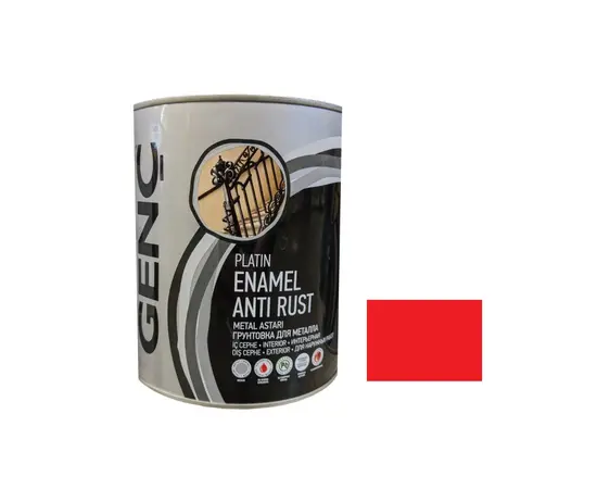 პრაიმერი ანტიკოროზიული Genc Synthetic antirust წითელი 2,5 ლ