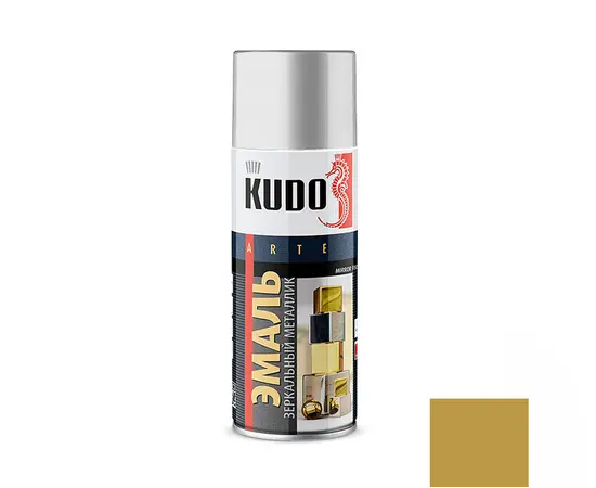 Enamel universal metallic KUDO KU-1034 mirror gold 520ml