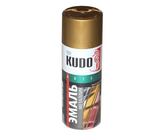 Enamel universal metallic eternal KUDO KU-1060 gold 520ml