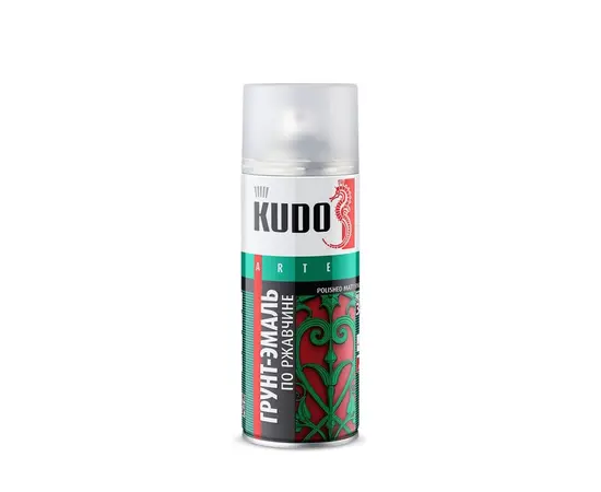 Enamel soil on rust KUDO KU-319003 signal white 520ml