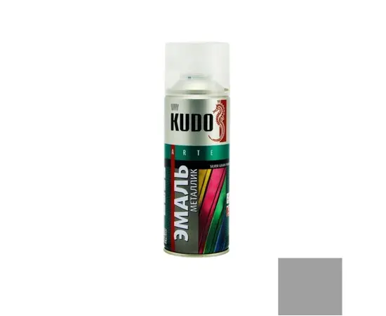Enamel universal metallic KUDO KU-1026 silver grain 520ml