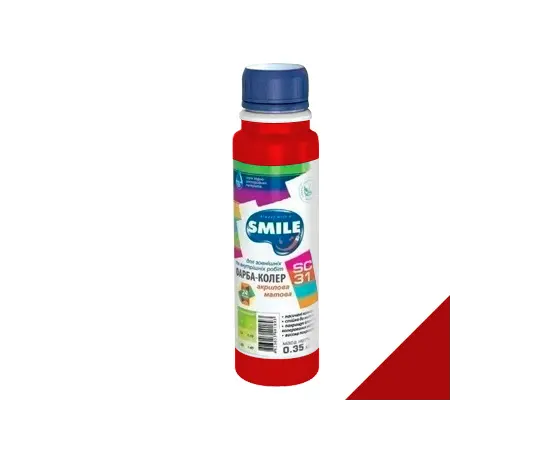 საღებავი-კოლერი Smile SC-31 350 გ წითელი