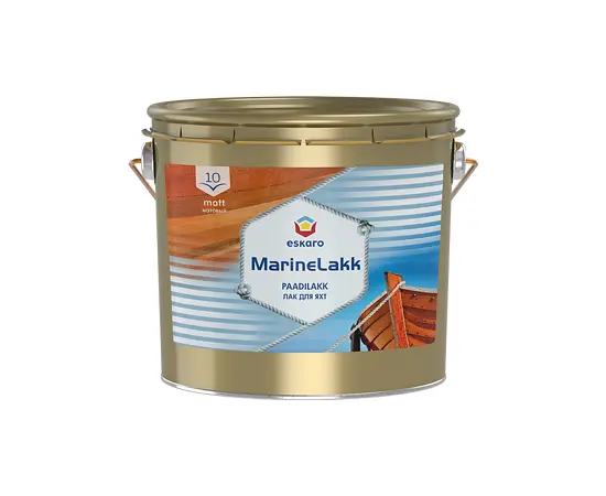Уретан-алкидный матовый лак Eskaro Marine Lakk 10 2.4 л