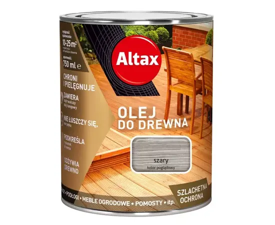 Coloured varnish for interior Altax gray 750 ml
