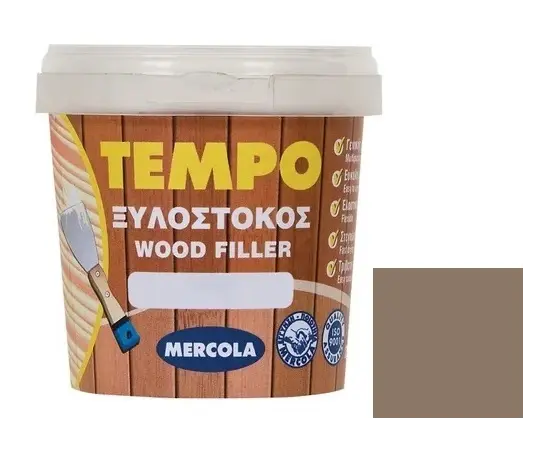 Шпаклевка для дерева Evochem Tempo Wood Filler 200 г темный орех