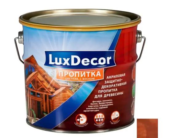 გამჟღენთი LuxDecor plius+ ტექი 1 ლ