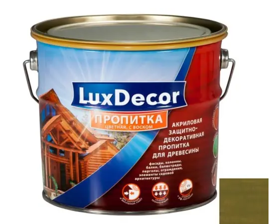 გამჟღენთი LuxDecor plius+ ზეთისხილი 1 ლ
