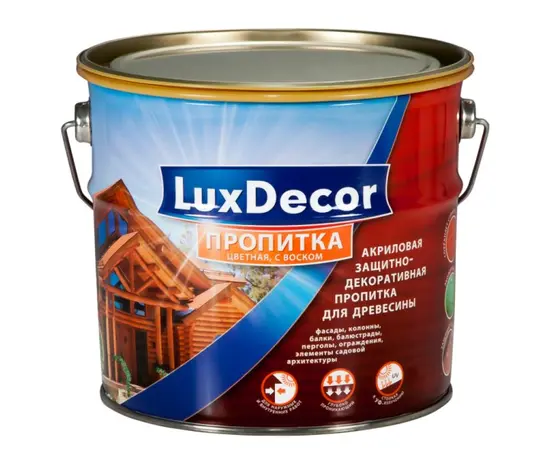 გამჟღენთი LuxDecor plius+ ქვის ფიჭვი 1 ლ