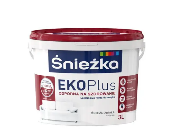 Interior paint Sniezka Eko Plus 3 l white