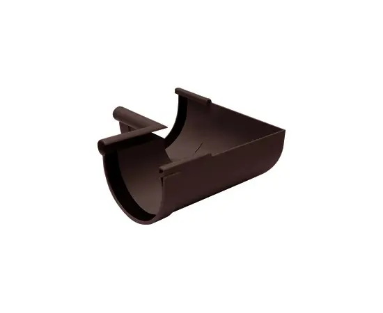 Internal gutter corner RainWay 90° 130 mm brown