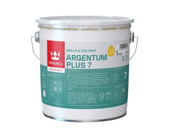 საღებავი ინტერიერის Tikkurila Argentum Plus 7 A 2,7 ლ