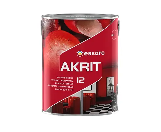 Wear-resistant paint Eskaro Akrit 12 2.85 l