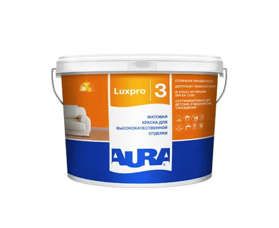 დისპერსიული საღებავი Eskaro Aura Luxpro 3 10 ლ
