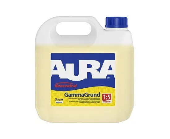 გრუნტი Eskaro Aura Koncentrat GammaGrund 3 ლ
