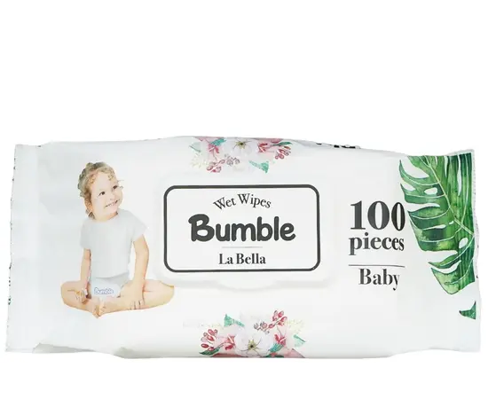 Wet wipes for children BUMBLE La Bella 100 pcs