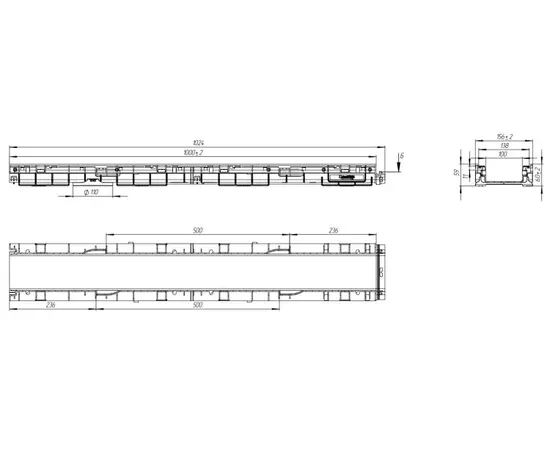 ღარი PolyMax Basic ЛВ-10.16.06-ПП 8050-М