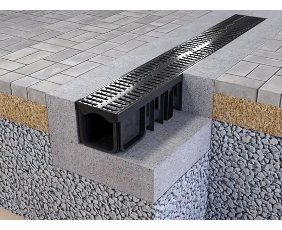 Drainage tray Devorex XDRAIN A15 130/90 with plastic lattice 0.5 m