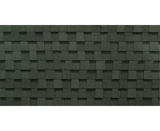 Roof shingle bituminous multilayer Technonicol Fazenda green 2.6 m²