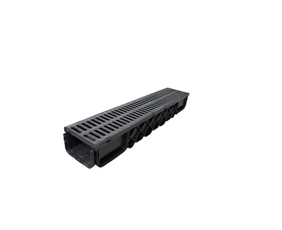 ღარი სადრენაჟო შავი Torun Plastik DK 1002-1-S 200x145x1000 მმ