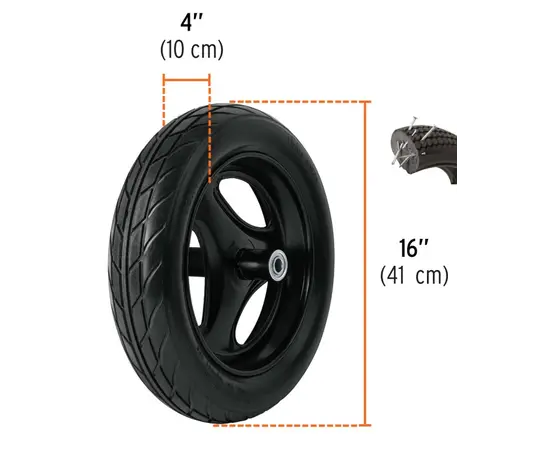 Тачка Truper CAR-81FF 118 л