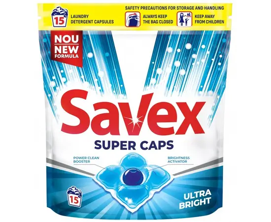 Washing capsules Savex 15pcs Caps 2in1 Arctic (6)