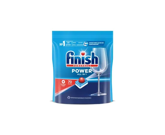 ჭურჭლის სარეცხი მანქანის აბები Finish "All in 1" 70 ც