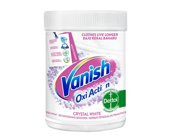 Stain remover Vanish Oxi Action 480 gr for white fabrics